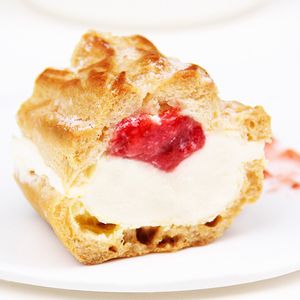 味之素草莓泡芙日式甜点中西餐蛋糕冷冻咖啡馆下午茶日式自助餐